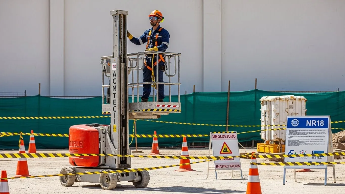 Segurança operacional em Plataforma de Mastro