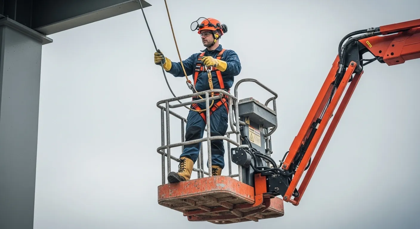Conformidade e segurança em plataformas elevatórias articuladas