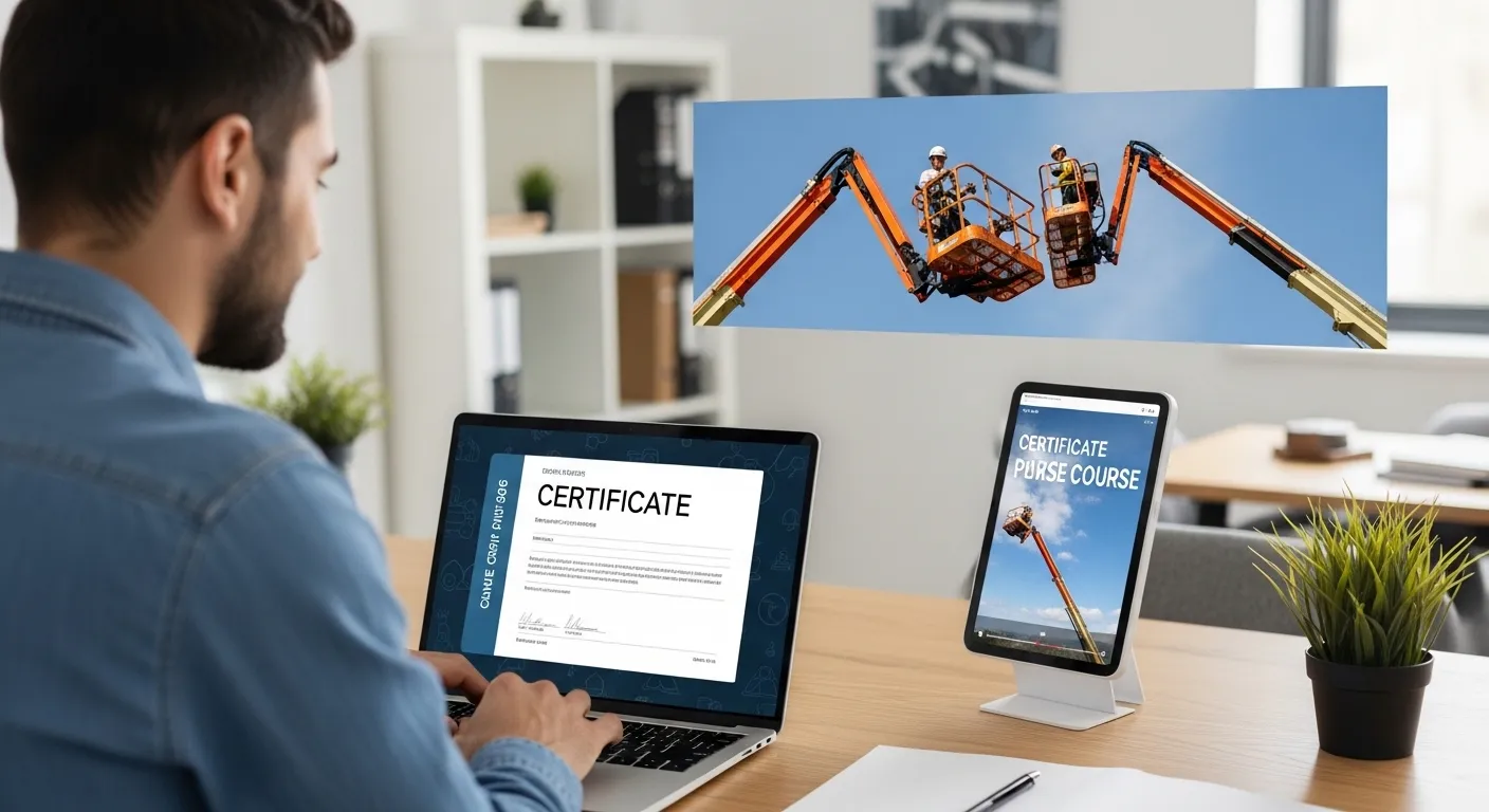 Capacitação online para operação segura de plataformas elevatórias