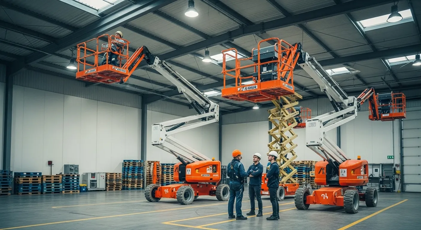 Treinamento prático e capacitação em segurança para operadores de plataformas elevatórias
