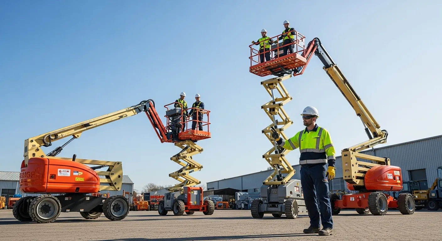 Aplicação prática do treinamento em plataforma elevatória